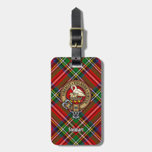 Klan Stewart Vapensköld över Royal Tartan Bagagebricka