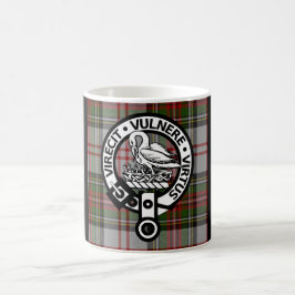 Klan Stewart Vapensköld & Tartan Kaffemugg