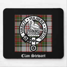 Klan Stewart Vapensköld & Tartan Musmatta