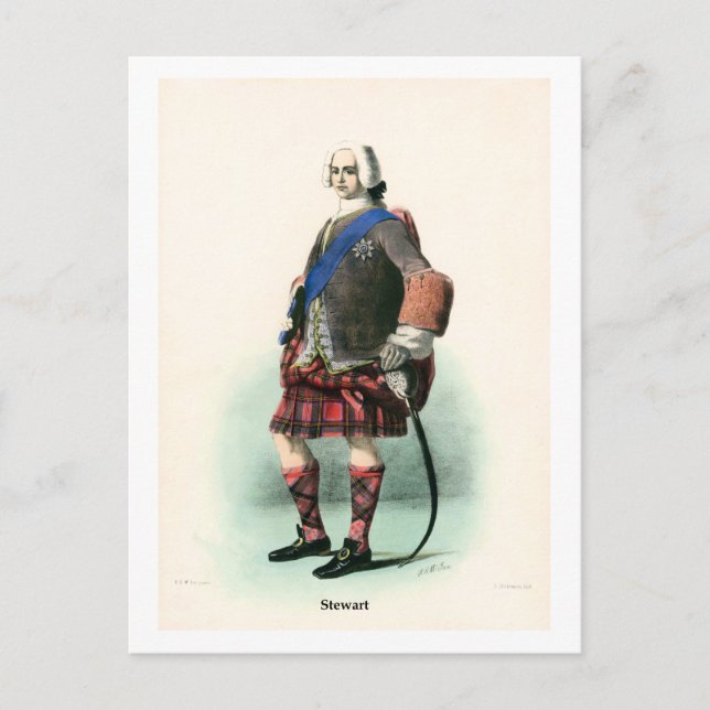 Klan Stewart Vykort (Framsida)