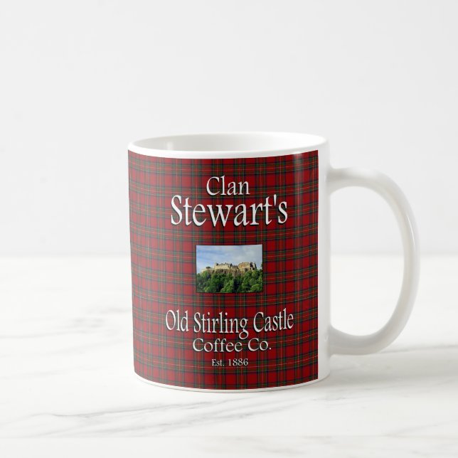 Klan Stewart's Old Stirling Castle Coffee Co. Kaffemugg (Höger)