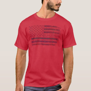 Klan Stirling Keir Scottish tartan US flagga kilt T Shirt