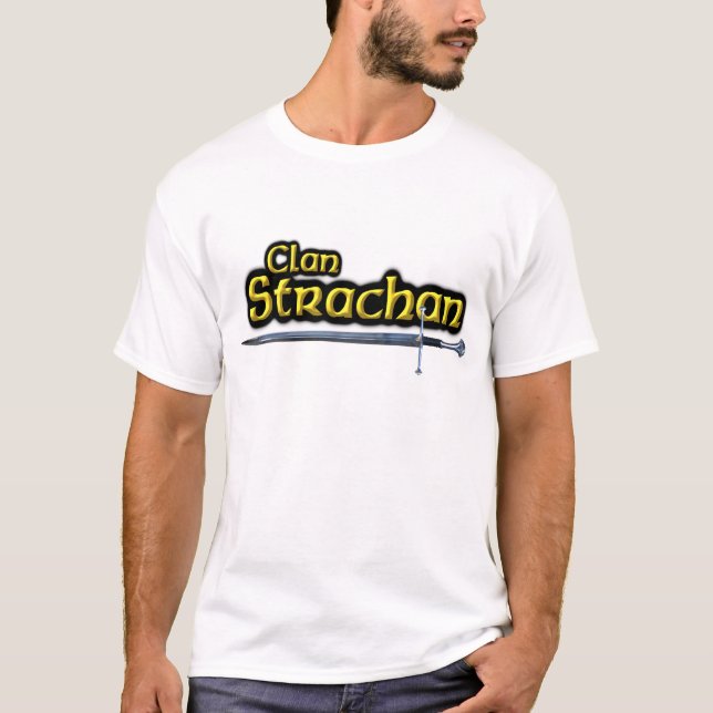 Klan Strachan Inspired Scottish Tee (Framsida)
