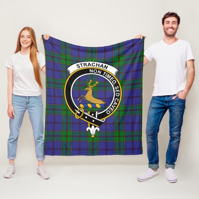 Klan Strachan Tartan Play Fleecefilt (På plats)