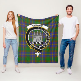 Klan Strange av Balcaskie Tartan Plaid Fleecefilt