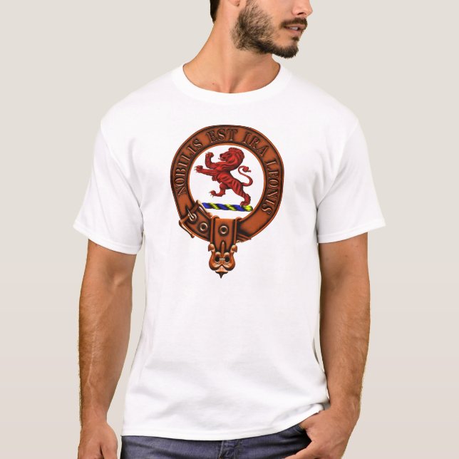 Klan Stuart av Butefamiljvapenskölden och Targe Tee Shirt (Framsida)