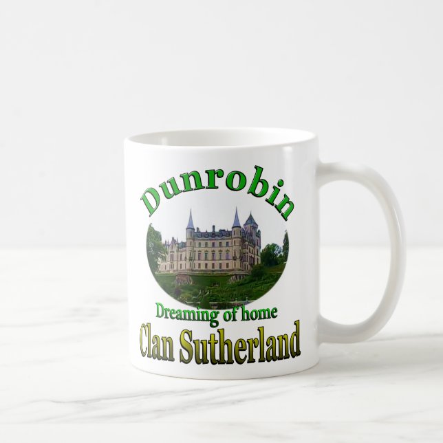 Klan Sutherland Dreaming Home Dunrobin Castle Kaffemugg (Höger)