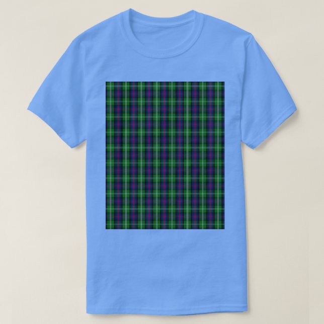 Klan Sutherland Tartan Graphic T Shirt (Design framsida)