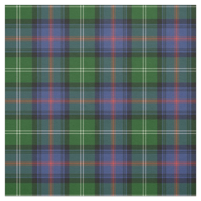 Klan Sutherland Tartan - medelstort mönster Tyg (Provkarta)