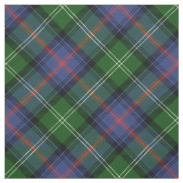 Klan Sutherland Tartan - stora diagonala mönster Tyg
