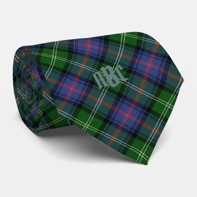 Klan Sutherland Tartan - stora mönster Slips (Rullad)