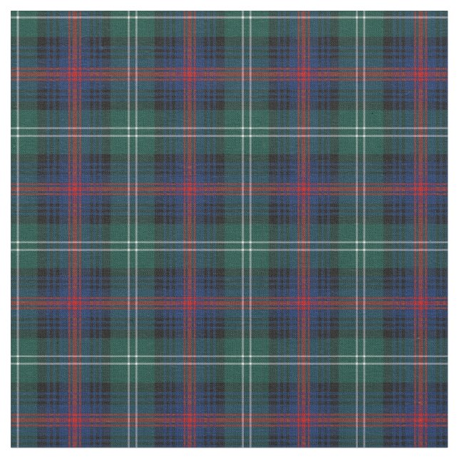 Klan Sutherland Tartan Tyg (Närbild)