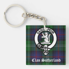 Klan Sutherland Vapensköld Badge & Tartan