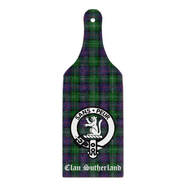 Klan Sutherland Vapensköld & Tartan (Framsidan)
