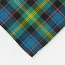 Klan Tartan för Bright Blue och Grönt Watson