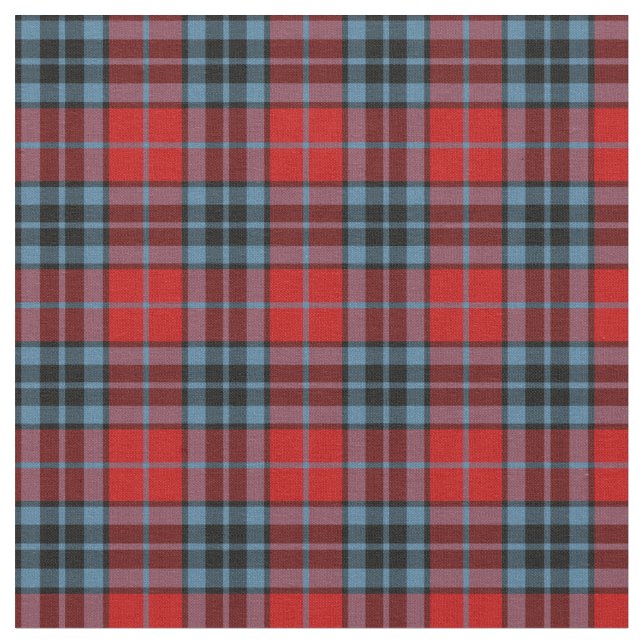Klan Thompson Tartan Tyg (Närbild)