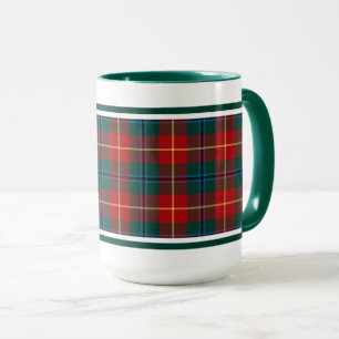 Klan Turnbull Tartan Forest Grönt och Red Play Mugg
