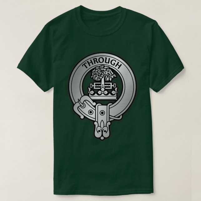 Klan Vapensköld Tartan 3 T Shirt (Design framsida)