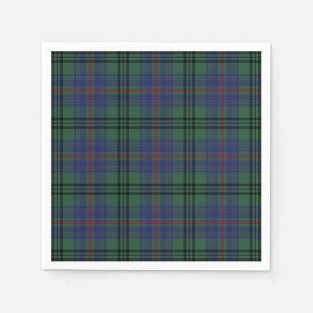 Klan Walker Tartan Pappersservett (Framsidan)