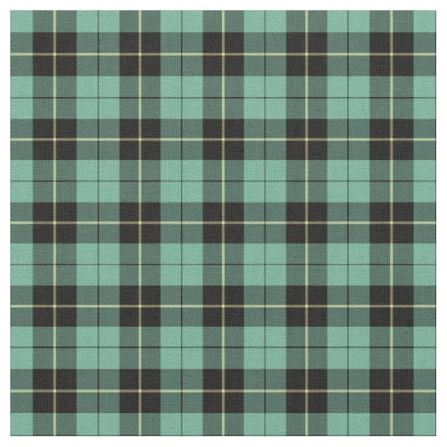 Klan Wallace Ancient Hunting Tartan Tyg (Närbild)