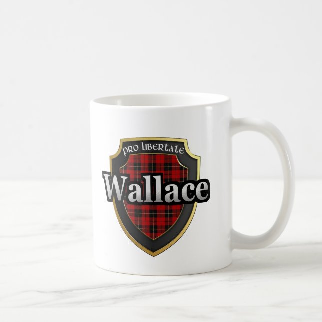 Klan Wallace Scottish Dynasty Tartan Mugg Kopp (Höger)