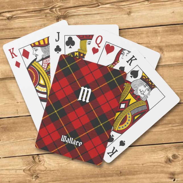 Klan Wallace Tartan-betalkort Casinokort (Skapare uppladdad)
