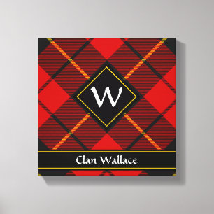 Klan Wallace Tartan Kanvastryck