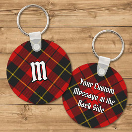 Klan Wallace Tartan Keychain Nyckelring