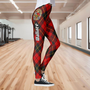 Klan Wallace Tartan Leggings