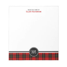 Klan Wallace Tartan Monogram