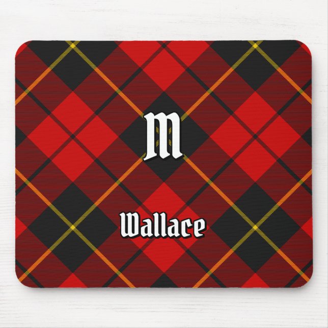 Klan Wallace Tartan Mouse Pad Musmatta (Framsidan)