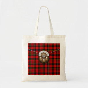 Klan Wallace Tartan och Sporran Tygkasse