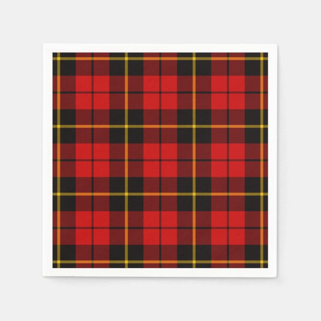 Klan Wallace Tartan Pappersservett (Framsidan)
