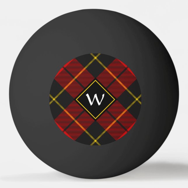 Klan Wallace Tartan Ping Pong Boll (Framsidan)