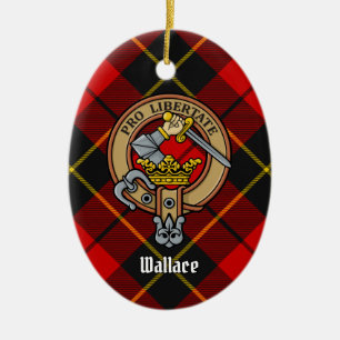 Klan Wallace Vapensköld Ceramic Ornament