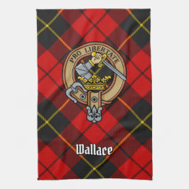 Klan Wallace Vapensköld Kitchen Towel Kökshandduk