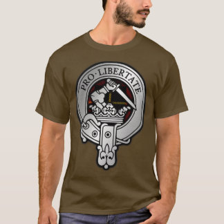 Klan Wallace Vapensköld Tartan 1 T Shirt