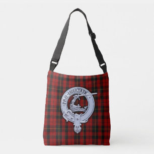 Klan Wallace Vapensköld & Tartan Axelväska
