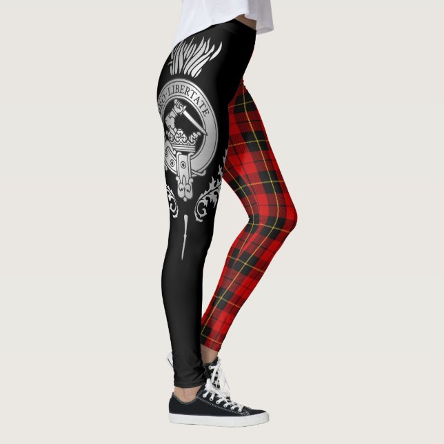 Klan Wallace Vapensköld & Tartan Leggings (Höger)