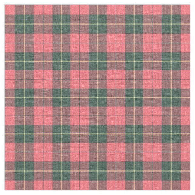 Klan Wallace Weasted Tartan Tyg (Närbild)