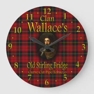 Klan Wallace's Old Stirling Bridge Pipe Tobacco Stor Klocka
