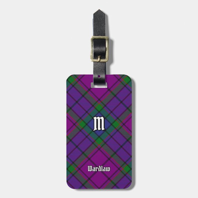 Klan Wardlaw Tartan Bagagebricka (Vertikal Framsida)