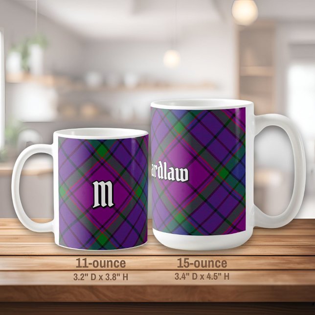 Klan Wardlaw Tartan Kaffemugg (Skapare uppladdad)