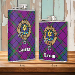 Klan Wardlaw Vapensköld över Tartan Fickplunta