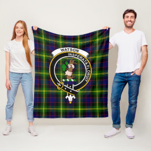 Klan Watson Modern Tartan Play Fleecefilt