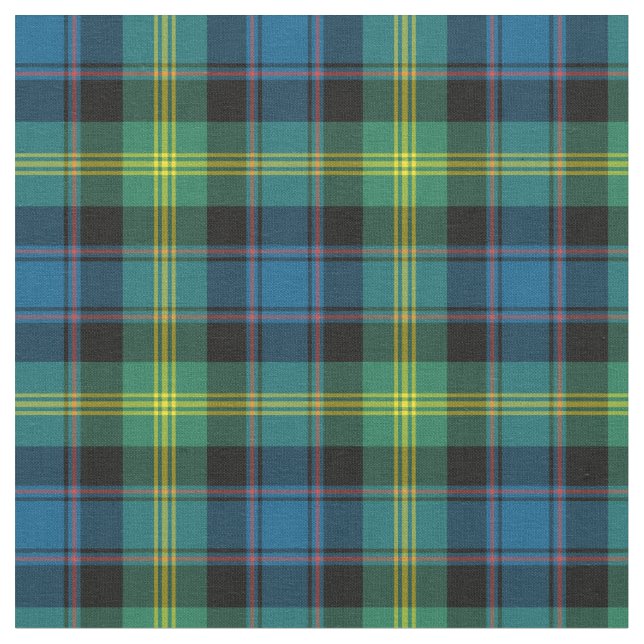 Klan Watson Tartan Tyg (Närbild)