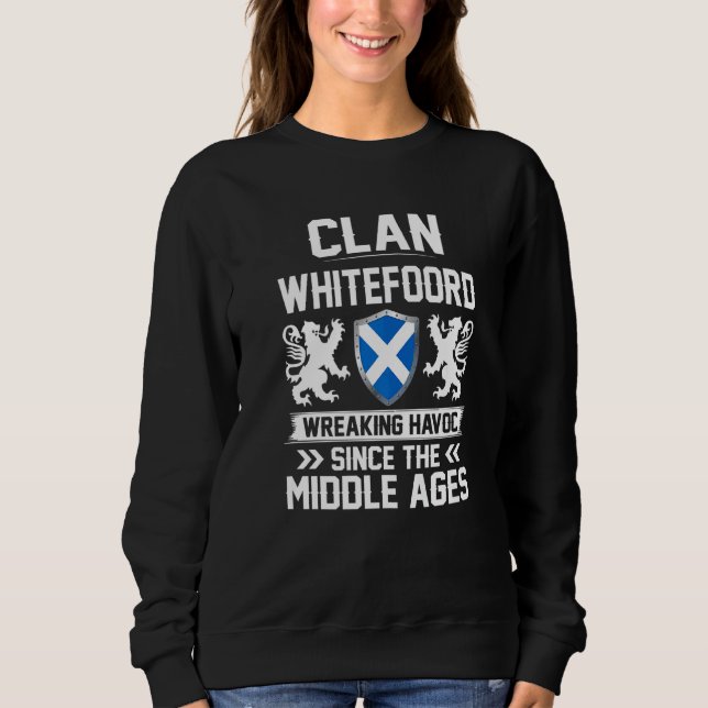 Klan Whitefoord Scottish Klan Scotland Wrea T Shirt (Framsida)