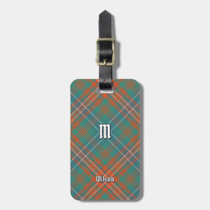Klan Wilson Ancient Tartan Bagagebricka