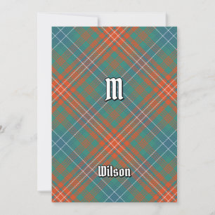 Klan Wilson Ancient Tartan Inbjudningar