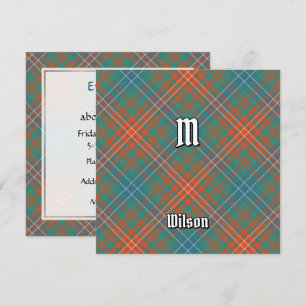 Klan Wilson Ancient Tartan Inbjudningar